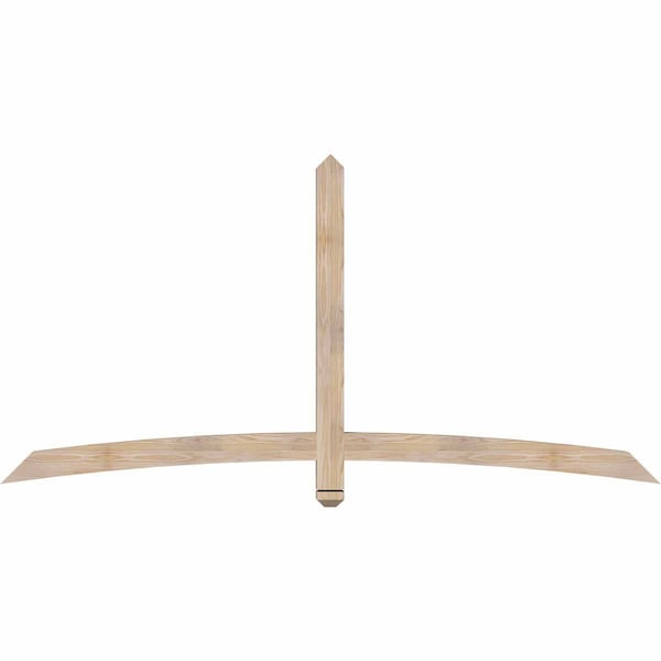 Ekena Millwork Bellingham Smooth Timber Gable Bracket, Douglas Fir, 84"W x 42"H x 3 1/2"D x 3 1/2"F, 12/12 Pitch GBW084X42X0404BEL00SDF - main